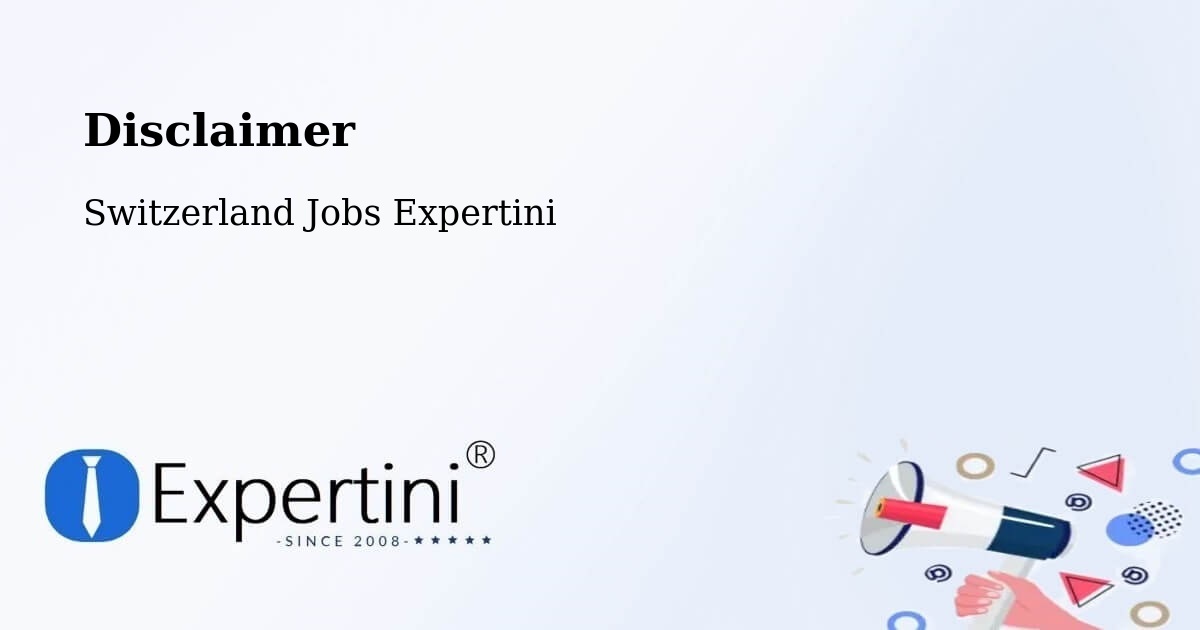 Disclaimer – Fribourg - Switzerland Jobs Expertini